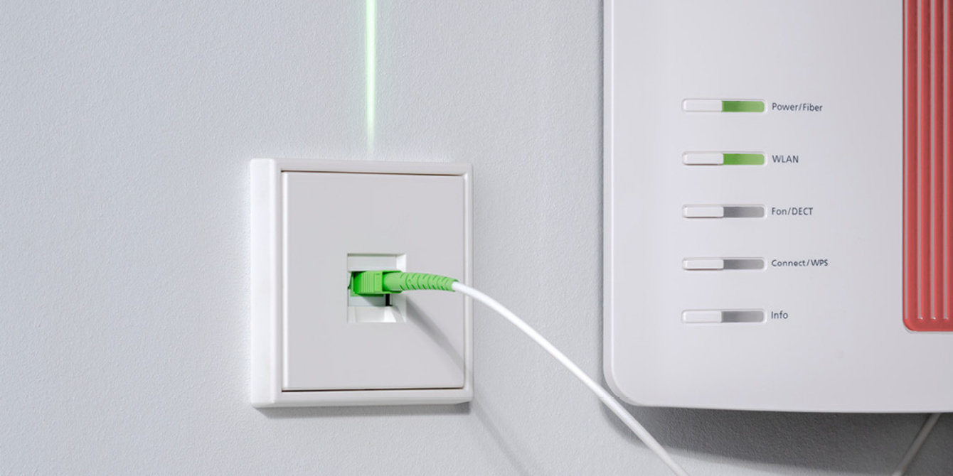 Die neuen Glasfaser-Anschlussdosen bei Balling Elektrotechnik in Bad Neustadt